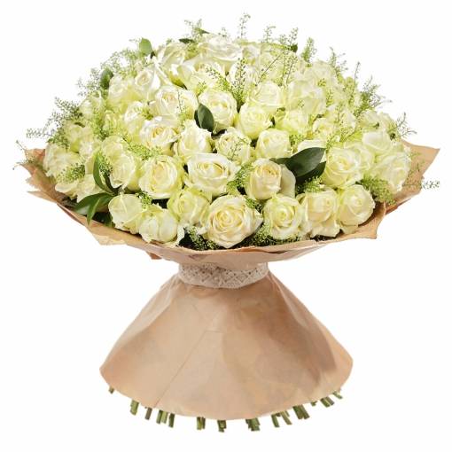 101 элитная белая роза 101 элитная белая роза